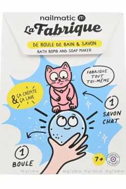 Kit Fabrique boule de bain et savon enfant Coffret Corps & Bain|Sels, Cristaux & Soin De Bain
