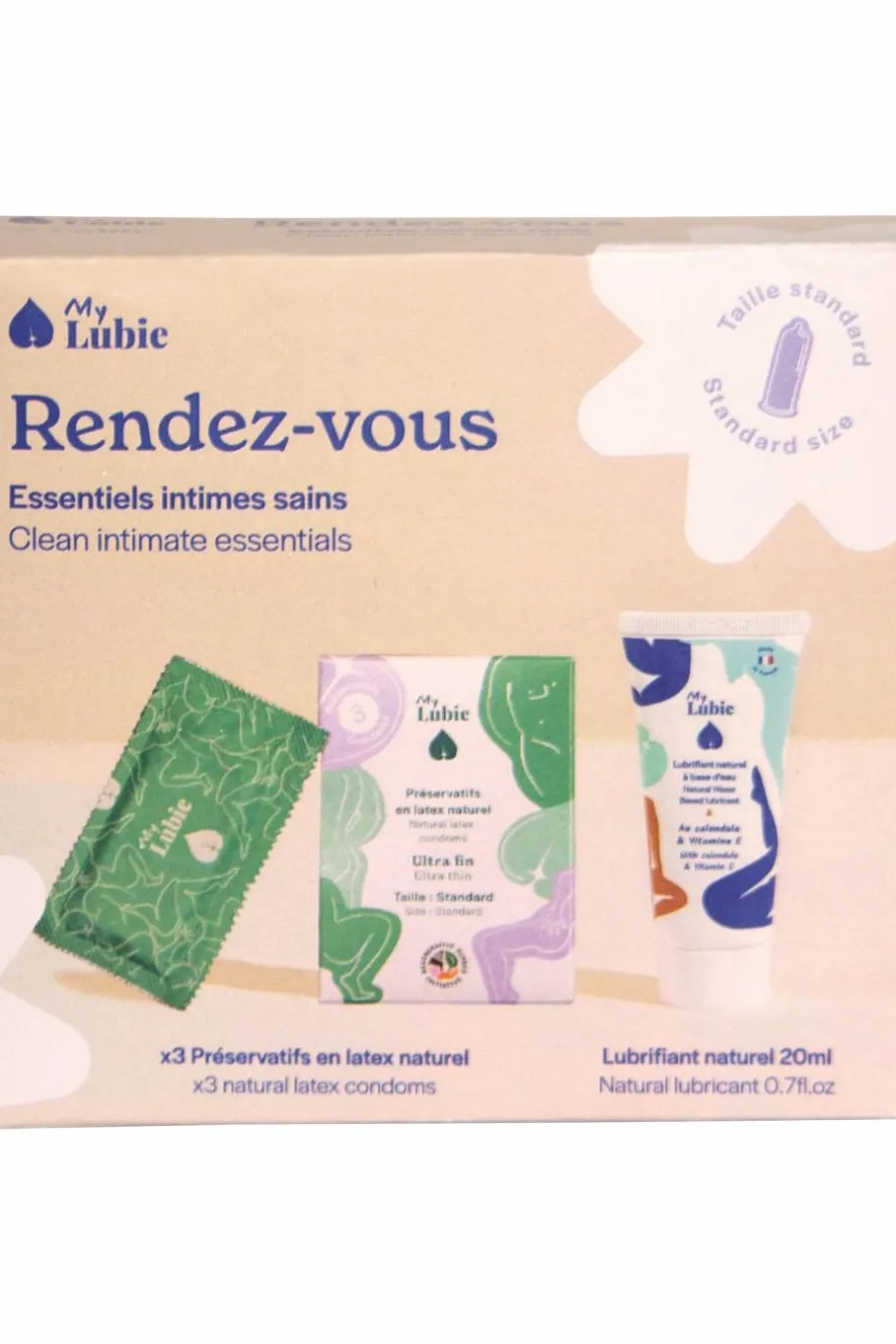 Discount Kit rendez-vous 3 préservatifs + 1 lubrifiant Préservatifs & Autres Protections|Lubrifiants & Stimulants