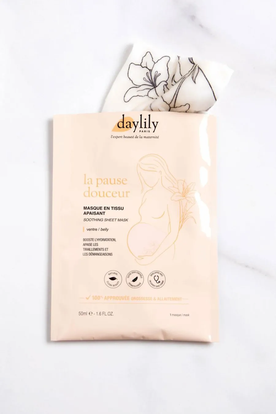 Online Masque en tissu pour le ventre apaisant la Pause Douceur Masque Tissu