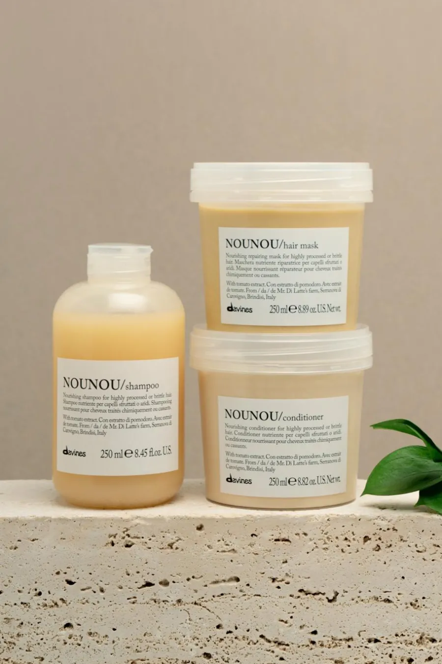 Sale Masque nourrissant pour cheveux décolorés ou lissés Nounou Masque & Soin