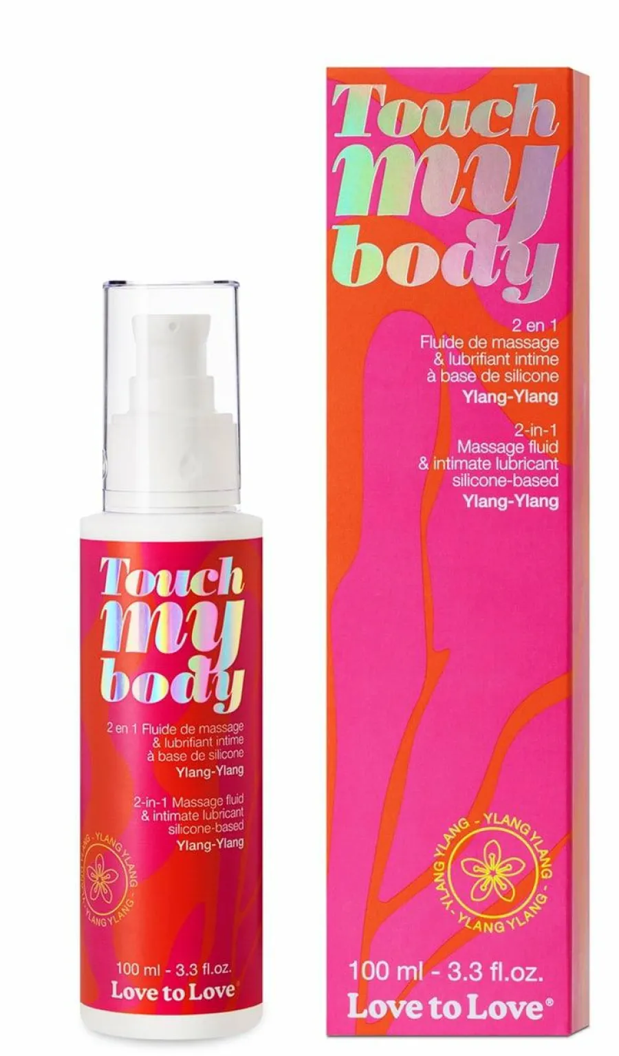 Outlet Massage & lubrifiant Ylang-Ylang Touch my body Lubrifiants & Stimulants|Huiles & Accessoires De Massage