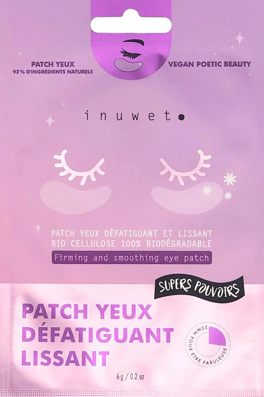 Clearance Patchs yeux défatiguants & apaisants Masque Tissu