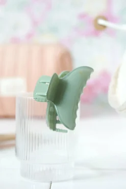 Sale Pince Opaline Vert d’eau petit format Pince & Elastique