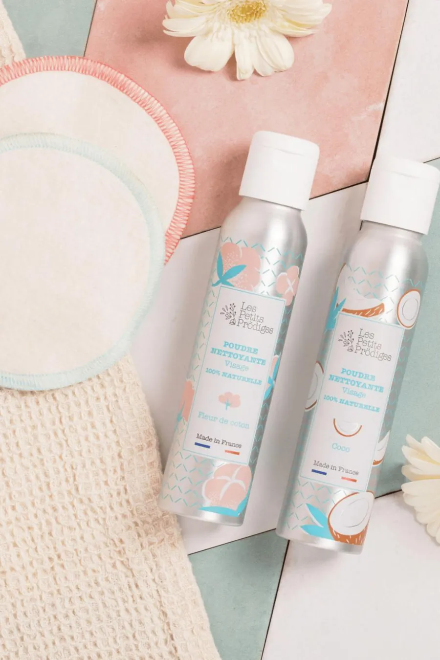 Discount Poudre nettoyante visage Fleur de coton Nettoyant Visage