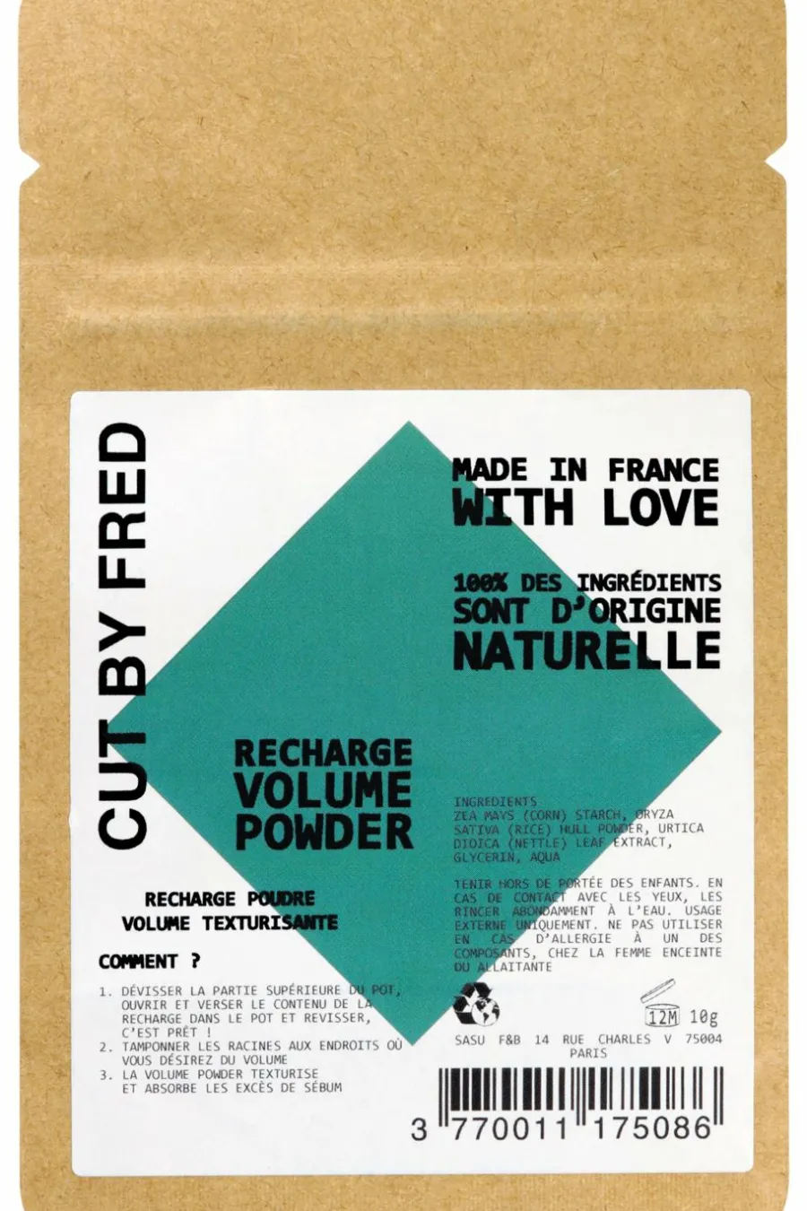 Clearance Recharge poudre volume cheveux Volume Powder Shampoing Sec
