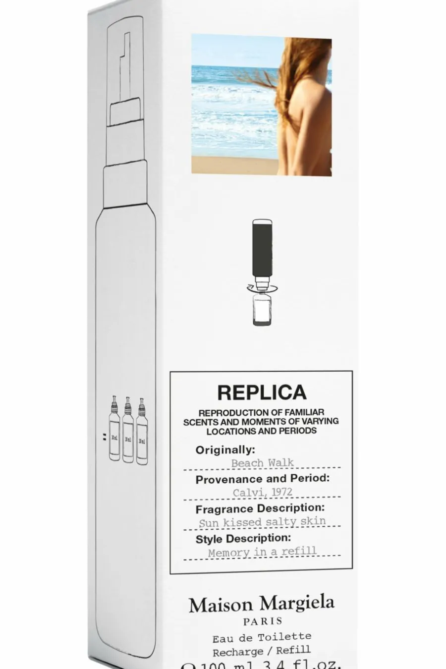 Hot REPLICA Beach Walk Eau De Toilette Floral rechargeable Femme Eau De Toilette