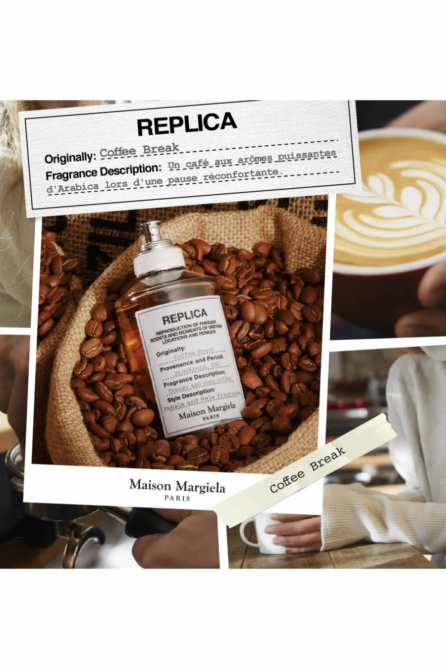 Clearance REPLICA Coffee Break Eau De Toilette Fougère orientale Femme Eau De Toilette|Parfum Mixte