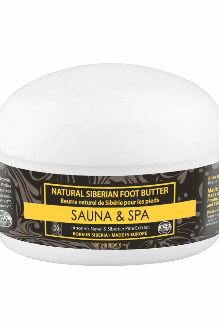 New Sauna & Spa Beurre Pieds Naturel de Sibérie Pieds