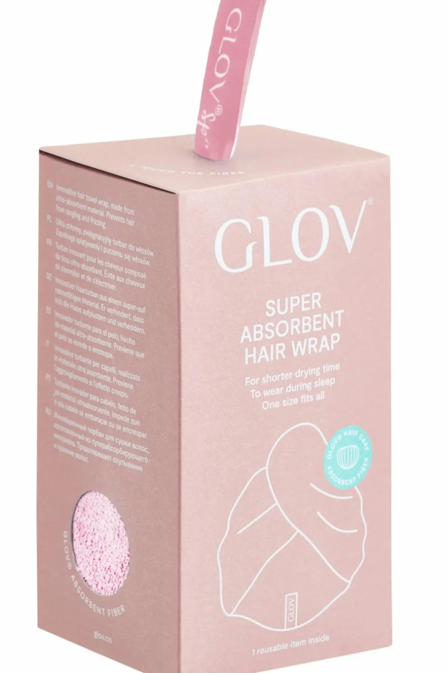 Clearance Serviette ultra-absorbante pour cheveux rose Sèche-Cheveux