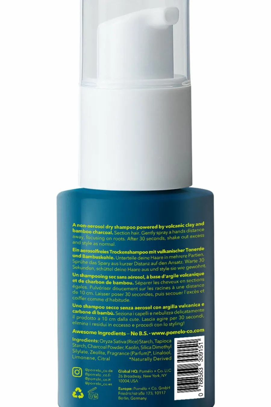 Discount Shampoing sec pour cheveux bruns boost de volume Bamboo Detox Shampoing Sec