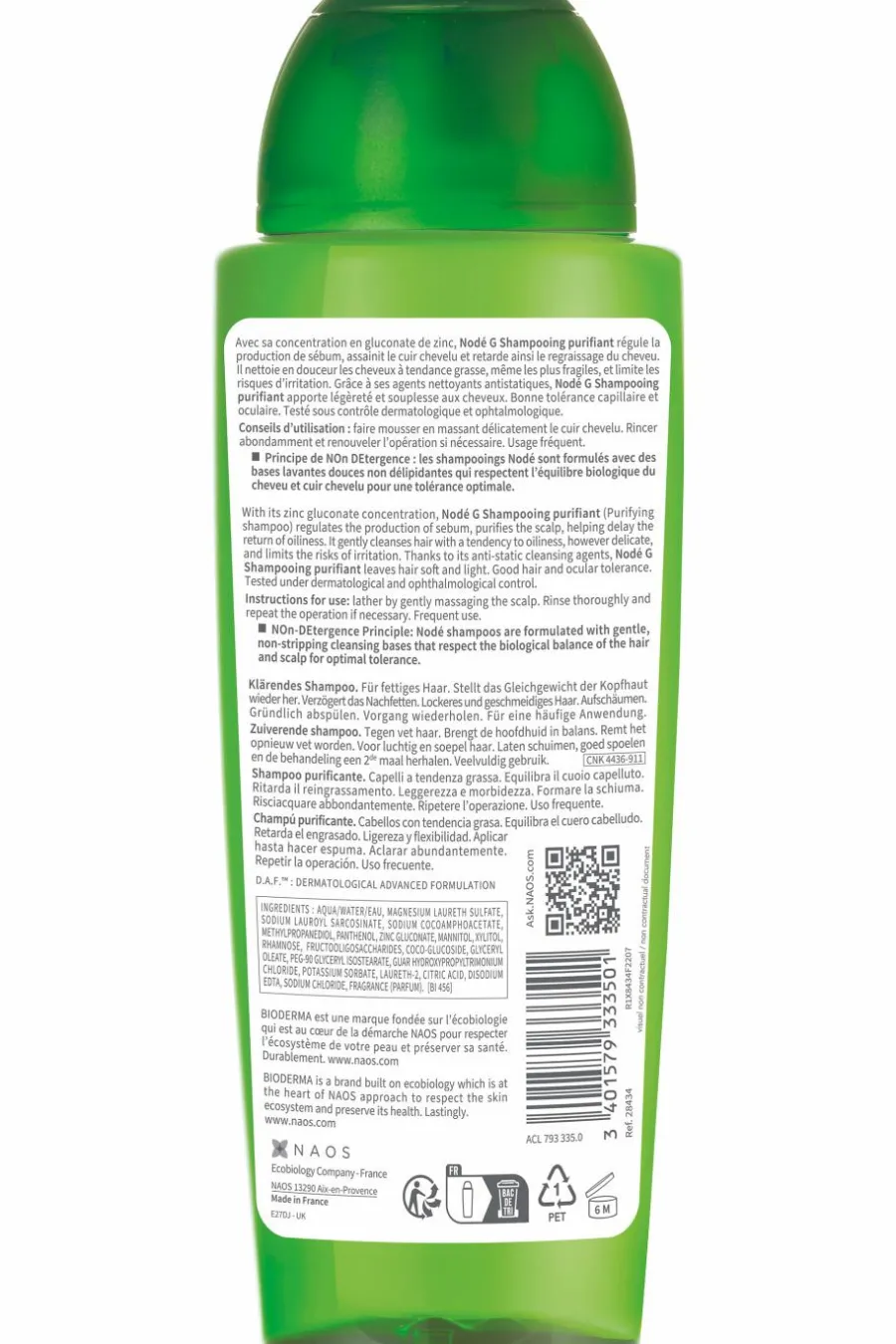 Best Shampoing Soin usage quotidien Nodé Parapharmacie|Shampoing