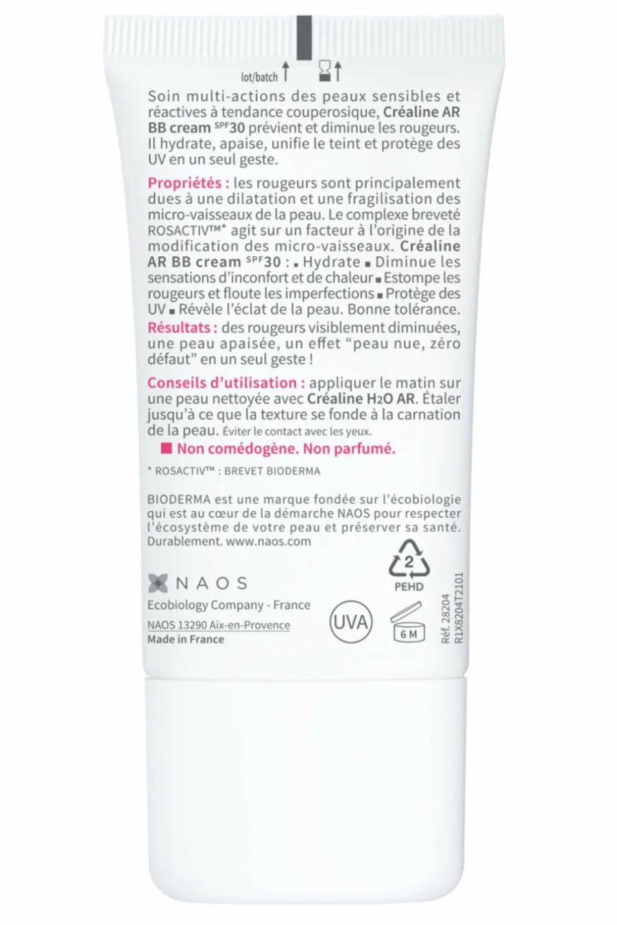 Clearance Soin anti-rougeurs Créaline AR teinte dorée Crème Teintée|Anti-Imperfection & Rougeurs