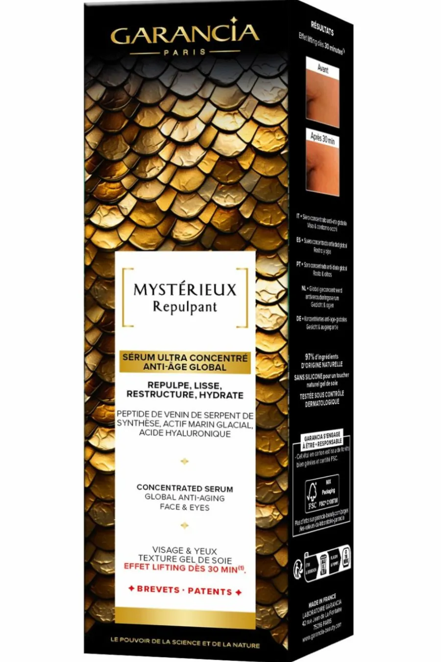Sale Sérum anti-âge Mystérieux Repulpant® Contour Des Yeux & Lèvres|Soin De Jour