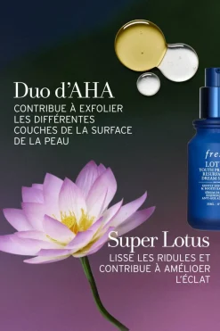 New Sérum de nuit anti-âge au lotus et aux AHAs Sérum & Huile|Soin De Nuit