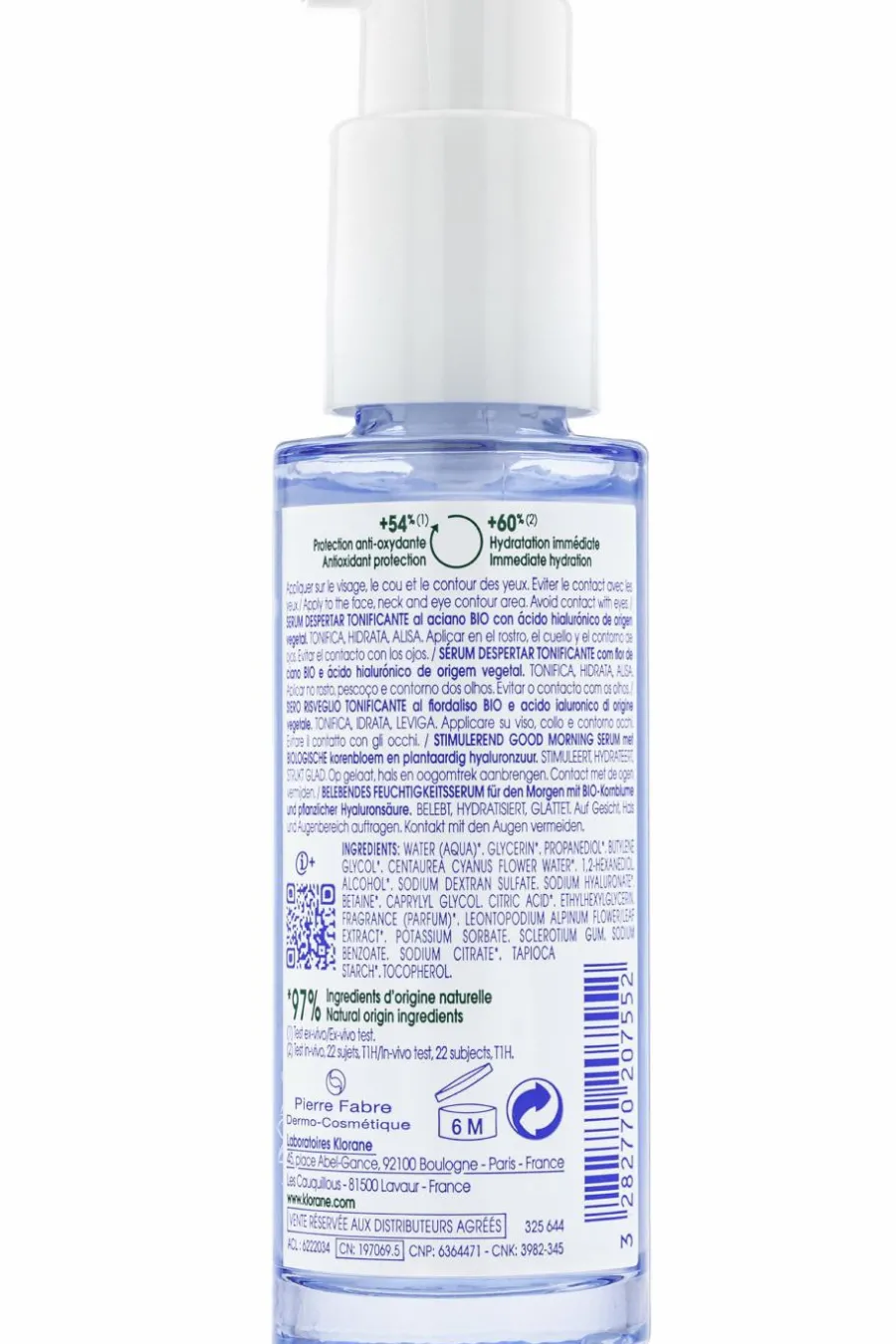 Online Sérum réveil tonique au Bleuet bio et acide hyaluronique Sérum & Huile