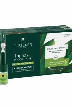 New Traitement antichute 8 doses Triphasic Progressive Coffret Cheveux