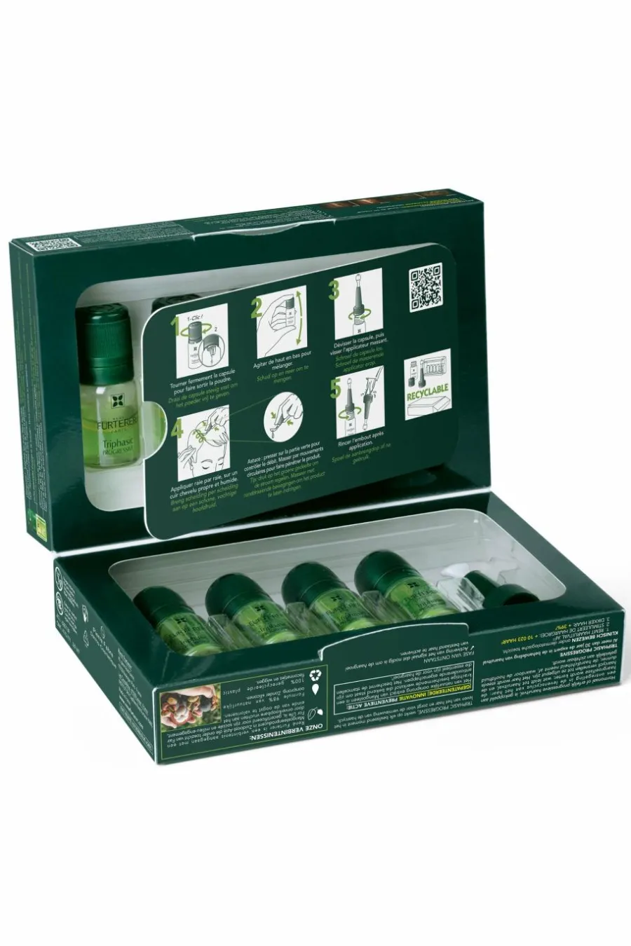 New Traitement antichute 8 doses Triphasic Progressive Coffret Cheveux