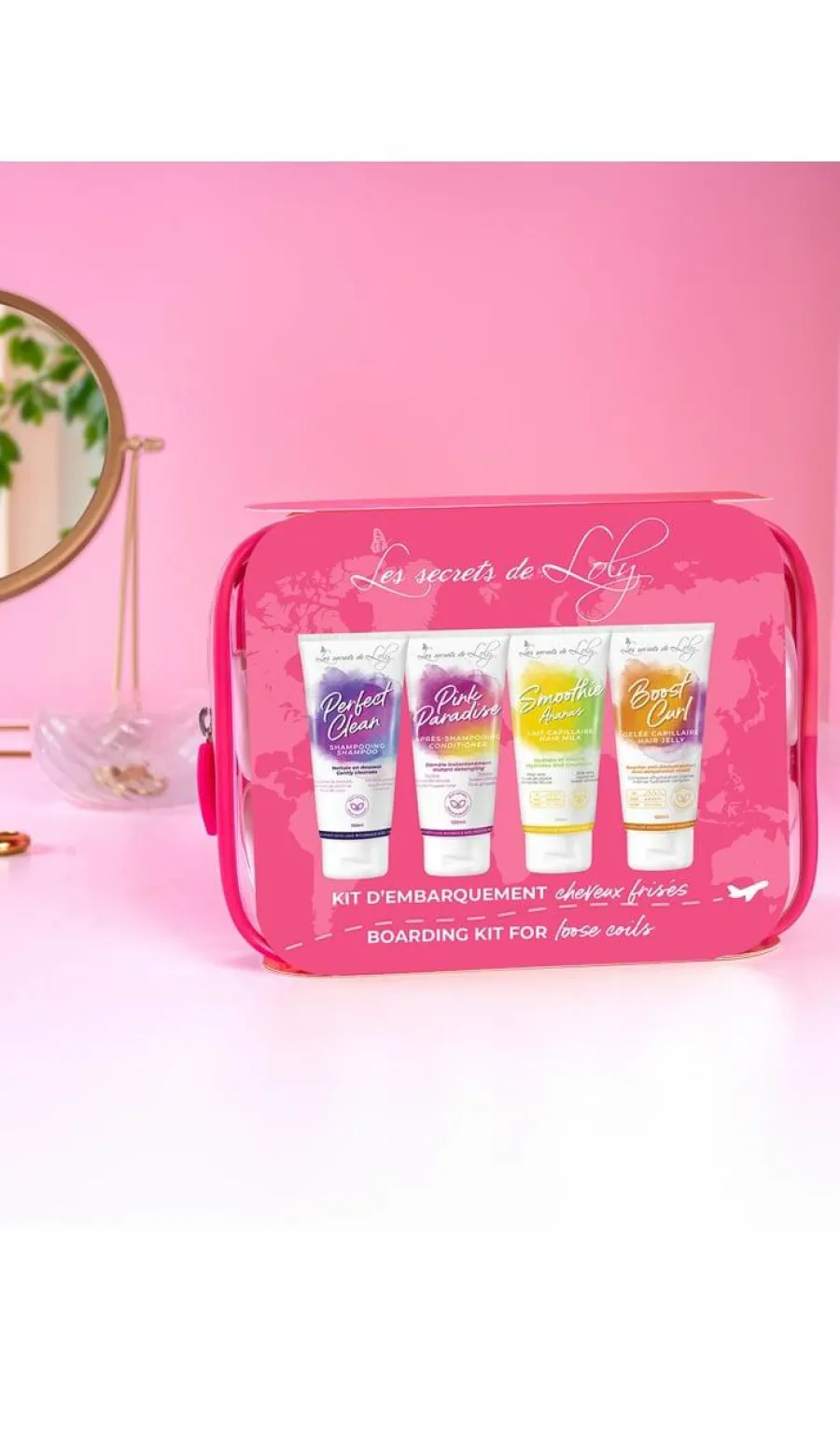 Hot Trousse de voyage pour cheveux frisés Coffret Cheveux