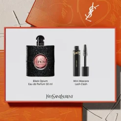 Clearance Trousse Eau de parfum Black Opium & miniature mascara Lash Clash Femme Coffret Parfum|Eau De Parfum