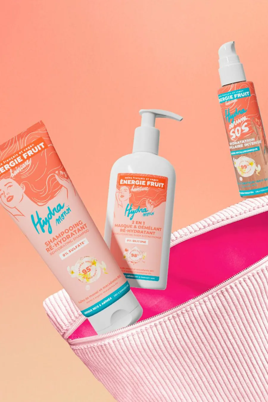 Trousse routine capillaire Monoï Coffret Cheveux|Masque & Soin