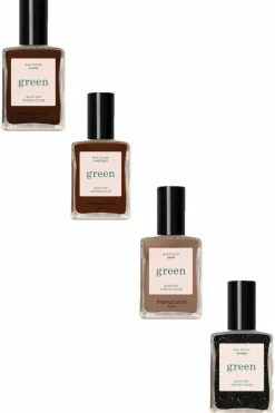 Online Vernis Green Les marrons, gris et noirs Vernis À Ongles