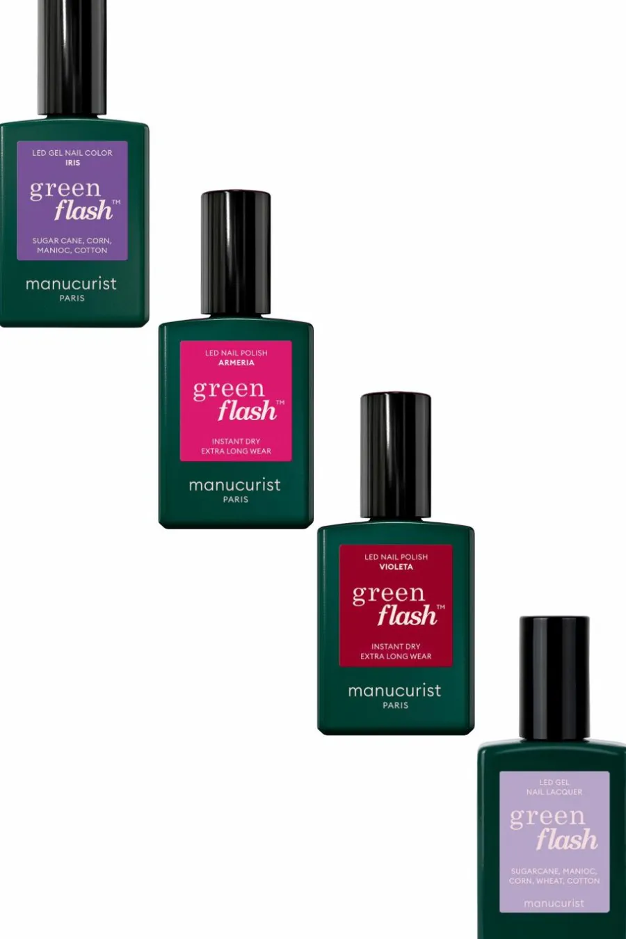 Clearance Vernis semi-permanent Green Flash Les violets Vernis À Ongles