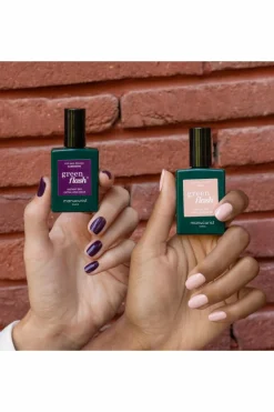 Clearance Vernis semi-permanent Green Flash Les violets Vernis À Ongles