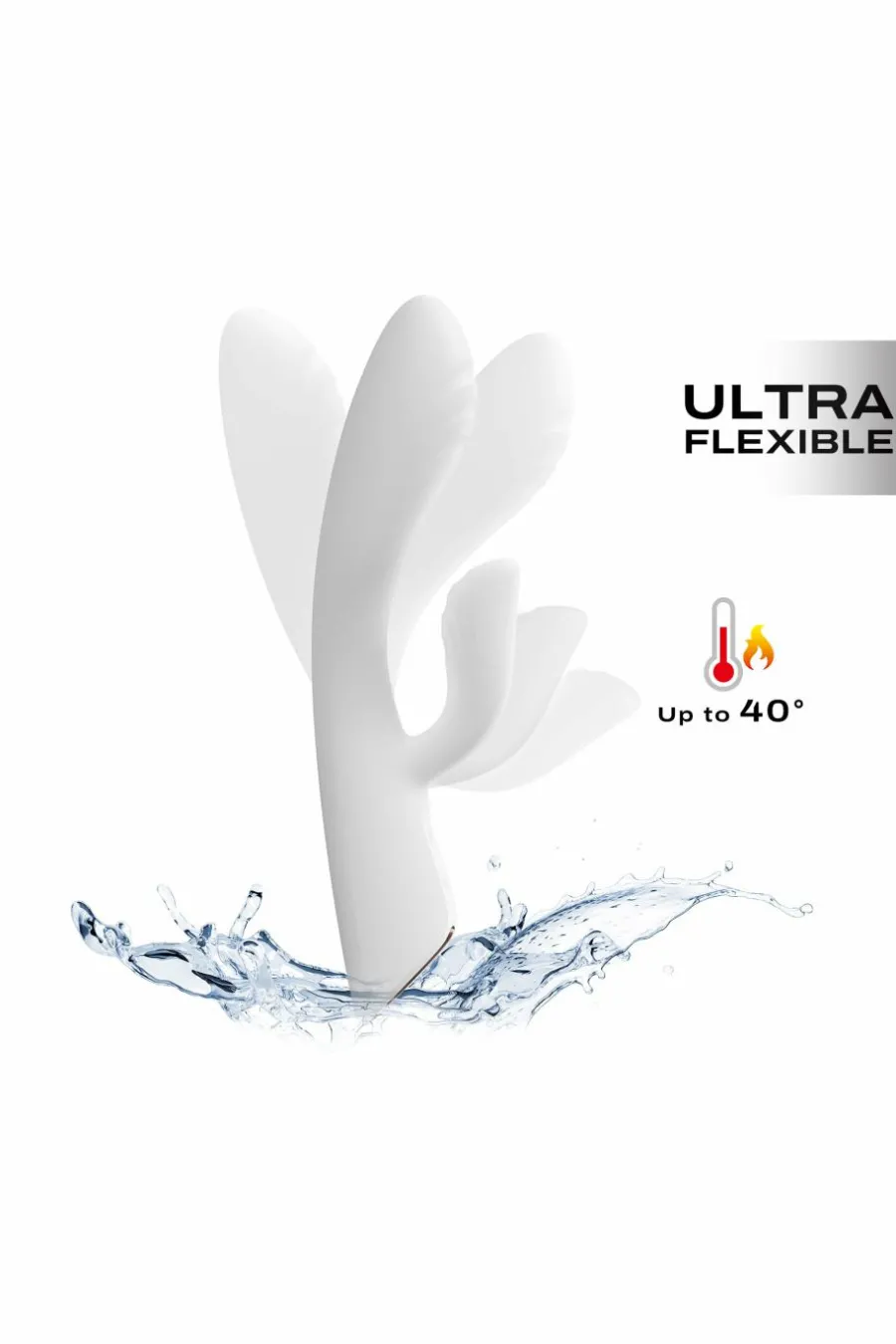 Best Vibromasseur chauffant Flexi Rabbit blanc Vibromasseurs & Sextoys